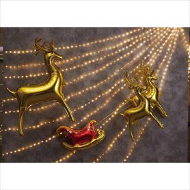 バルーンディスプレイ ゴールドトナカイ