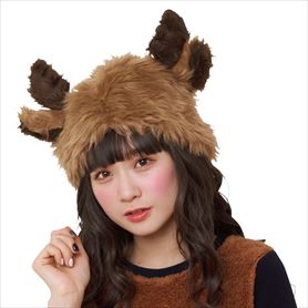 ふわっとトナカイハット 帽子