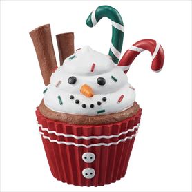 カップケーキスノーマンオブジェ