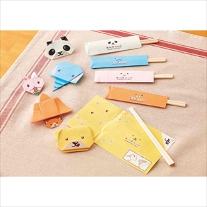 【50膳】割箸 キッズおりがみ箸詰パック【業務 用 箸 はし 飲食店 使い捨て 袋 ふくろ テイクアウト 】