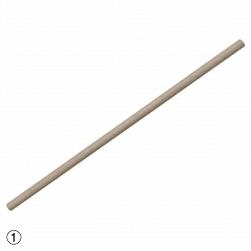 パックスタイル 袋入り紙ストロー 直径6×210mm