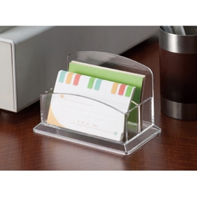 アクリル名刺立て ヨコ置き(仕切板付き)