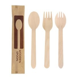 【100本】木製カトラリー16cm