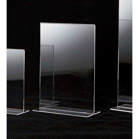 透明アクリル両面用ポップホルダー〔ストエキオリジナル〕