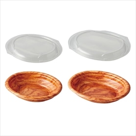 【25個】レンジ対応 耐熱プレート型弁当容器