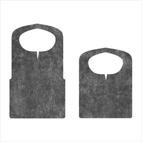 100枚 お食事用不織布エプロン