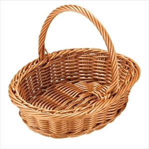 小判型ピクニックバスケット エコノミー ブラウン