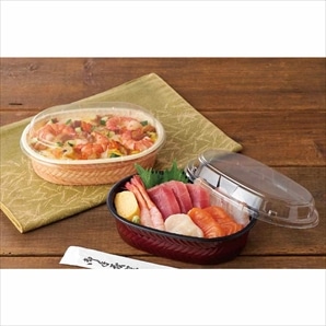 【100個】レンジ対応 アジロわっぱ弁当容器