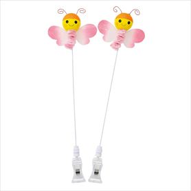 モチーフクリップ2本 バタフライ