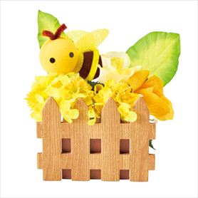 菜の花垣根スタンド(造花)