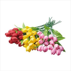 24本セット チューリップスプレー 51cm (造花)