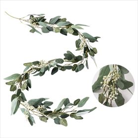 ホソバユーカリ造花ガーランド