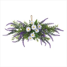 ラベンダーワイド40cmスワッグ(造花)
