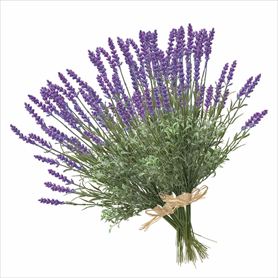 6束セット ラベンダー造花バンドル 38cm