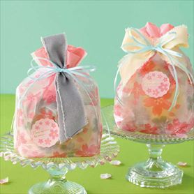 フロスト巾着バッグ さくら