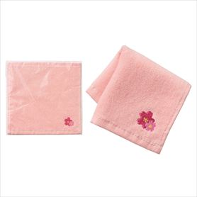 120枚 さくら刺繍タオルハンカチ