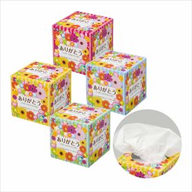 100個 ありがとうキューブティッシュ