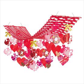 バレンタインスパイラルプリーツハンガー