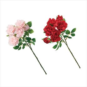 6本 ミニローズスプレー35cm　(造花)