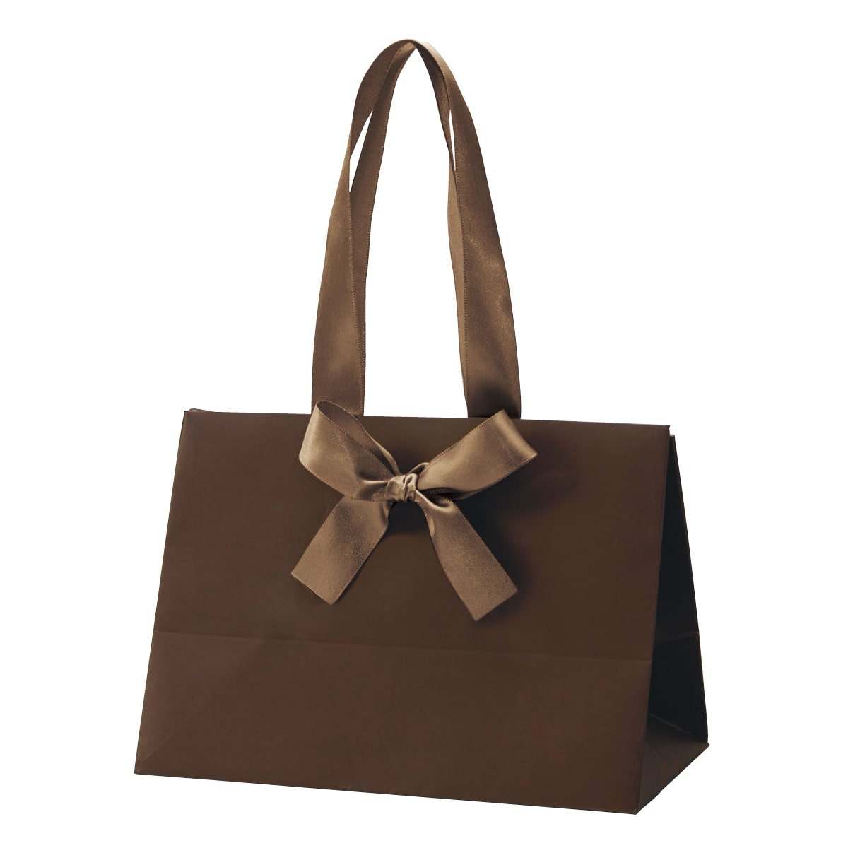 手提げ紙袋 ノブレス ブラウン［ストエキオリジナル］