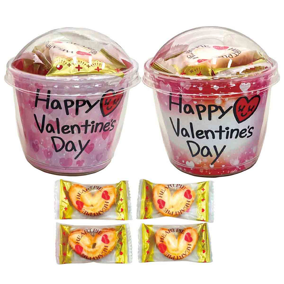 72個 バレンタインハートパイミニカップ