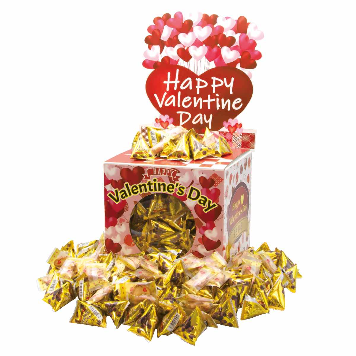 約100人用バレンタイン ラスクチョコレート&ハートパイすくいどり