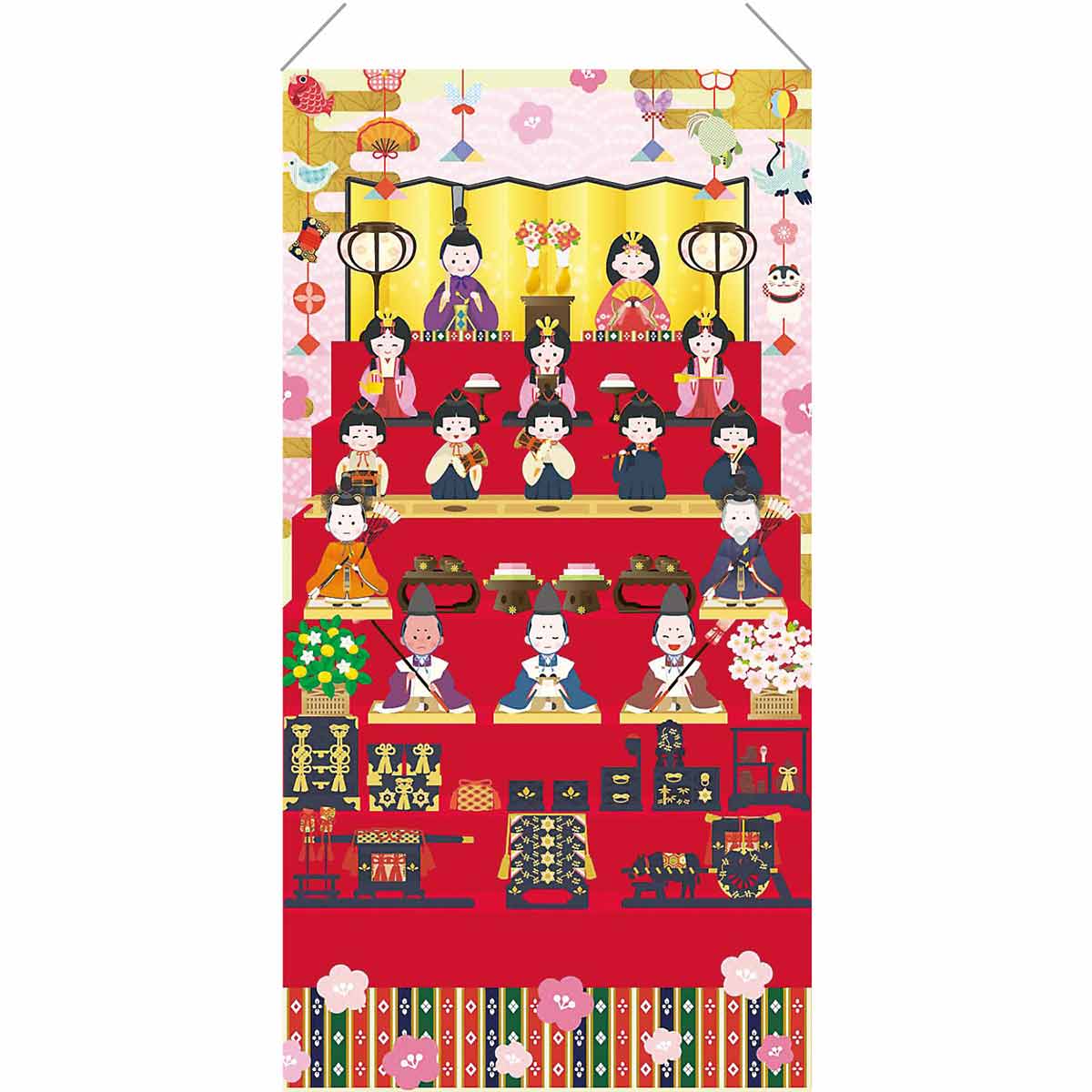 ひなまつりタペストリー