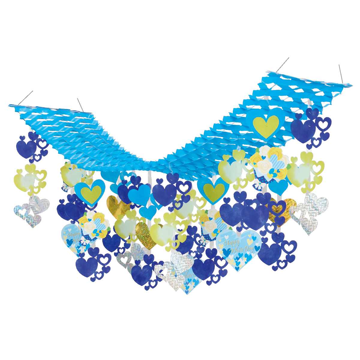 ホワイトデーローズプリーツハンガー