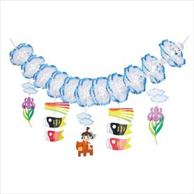 金太郎とこいのぼりガーランド(こどもの日)