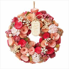 母の日ナチュラルリース(造花)
