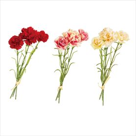6束 カーネーションバンチ30cm　(造花)