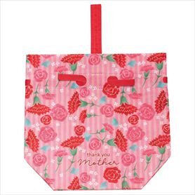 20枚 手提げ巾着 母の日カーネーション