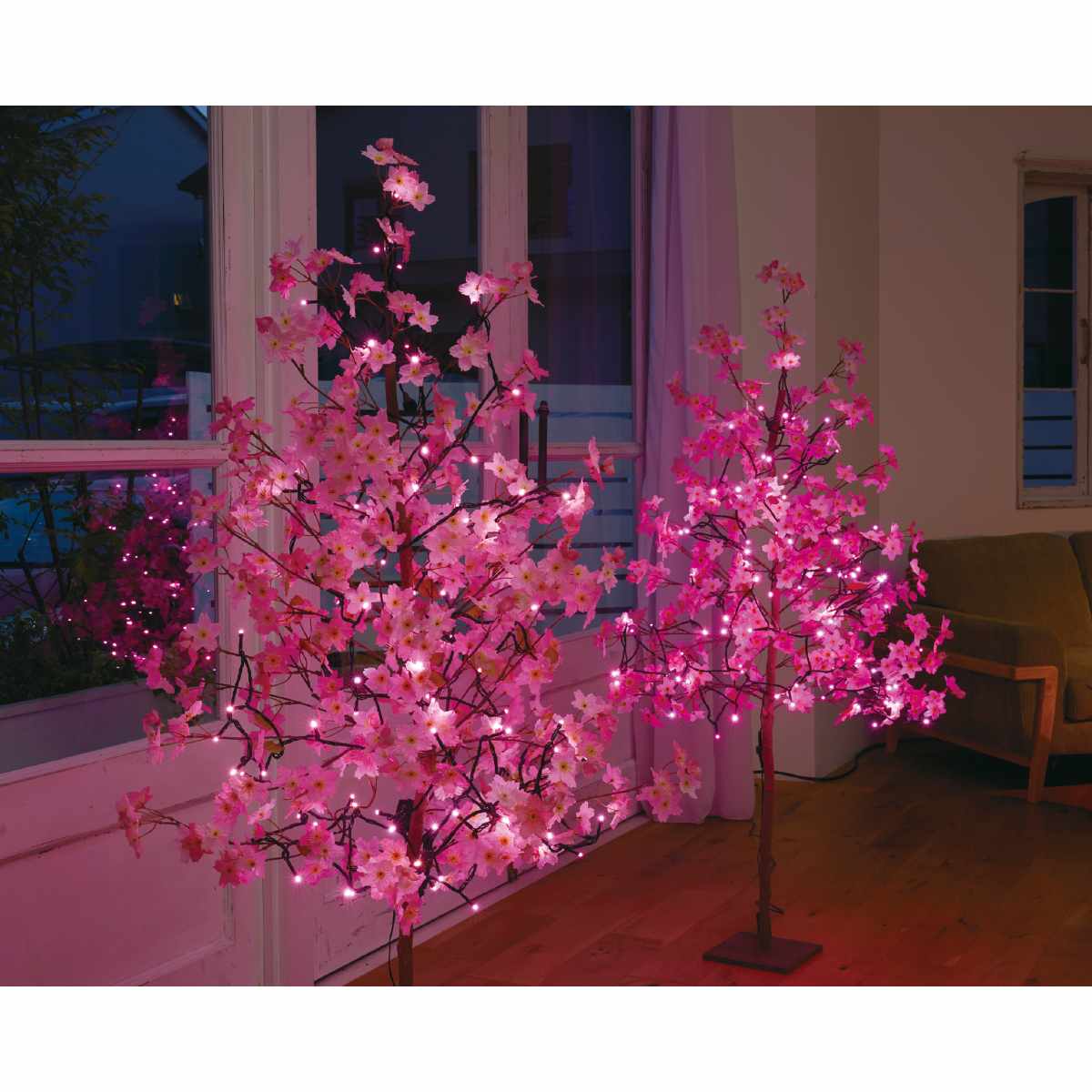 LED100球ストレートライトライトピンク 屋外使用可