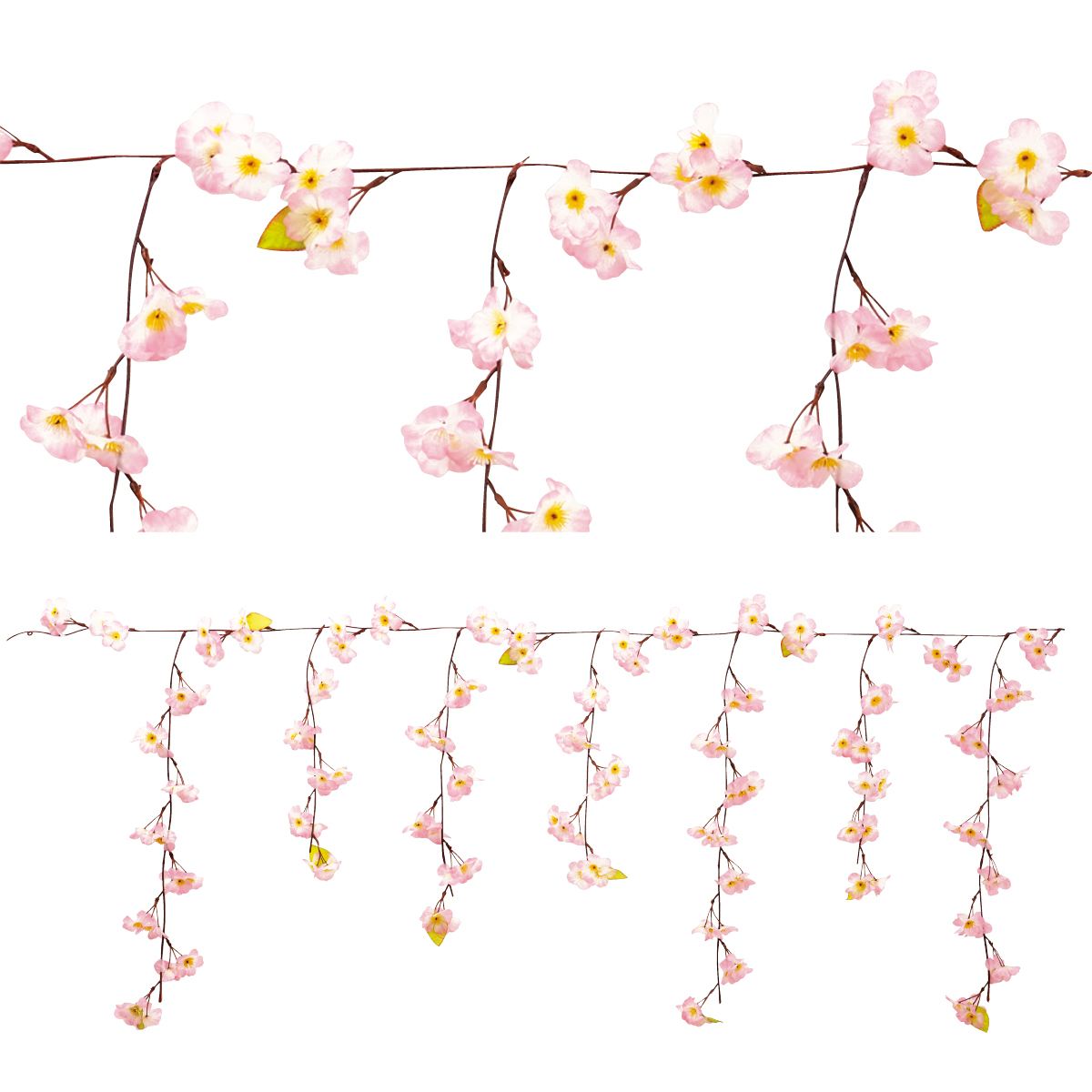 シダレ桜ガーランド 175cm (造花) 