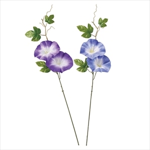 24本 あさがお造花スプレー63.5cm