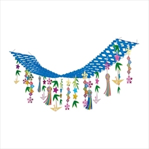 七夕まつりプリーツハンガー