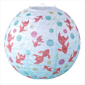 紙製ちょうちん 金魚 30cm