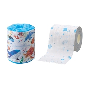 100個 サマーオーシャンペーパー トイレットペーパー