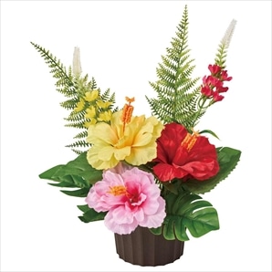 トロピカル造花アレンジ