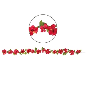 ハイビスカス造花ガーランド