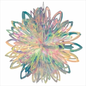 オーロラフラワーボールハンギング23cm