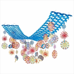 提灯花火プリーツハンガー