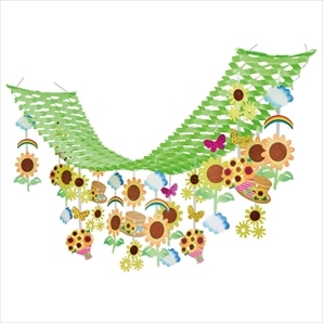 ひまわりブーケプリーツハンガー