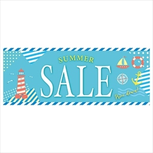 10枚 マリンサマーセール パラポスター