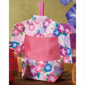 20枚 エーワン 不織布ギフトバッグ 浴衣 朝顔