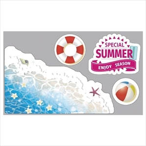 ウインドウステッカー 海面