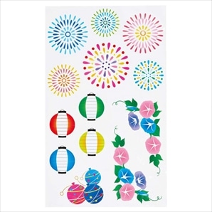 ウインドウシール お祭花火