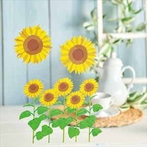 ウインドウステッカー ひまわり