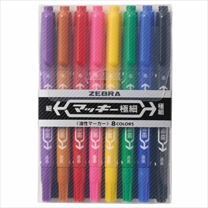 マッキー極細 8色セット