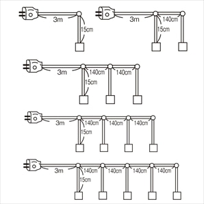 ちょうちん用ソケット